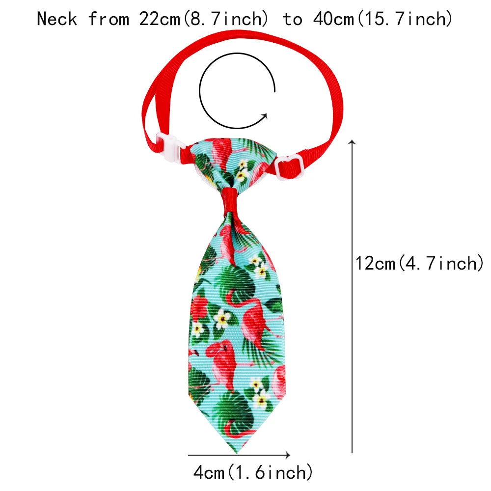 Dog Bowties & Neckties — 10 Piece Fruit Style Accessories for Small Dogs