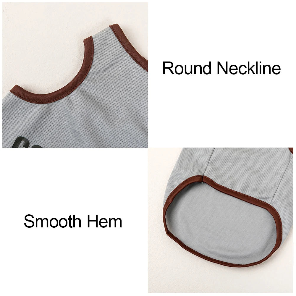 Pet Sleeveless T-Shirt — Bear Pattern Vest for Dogs & Cats