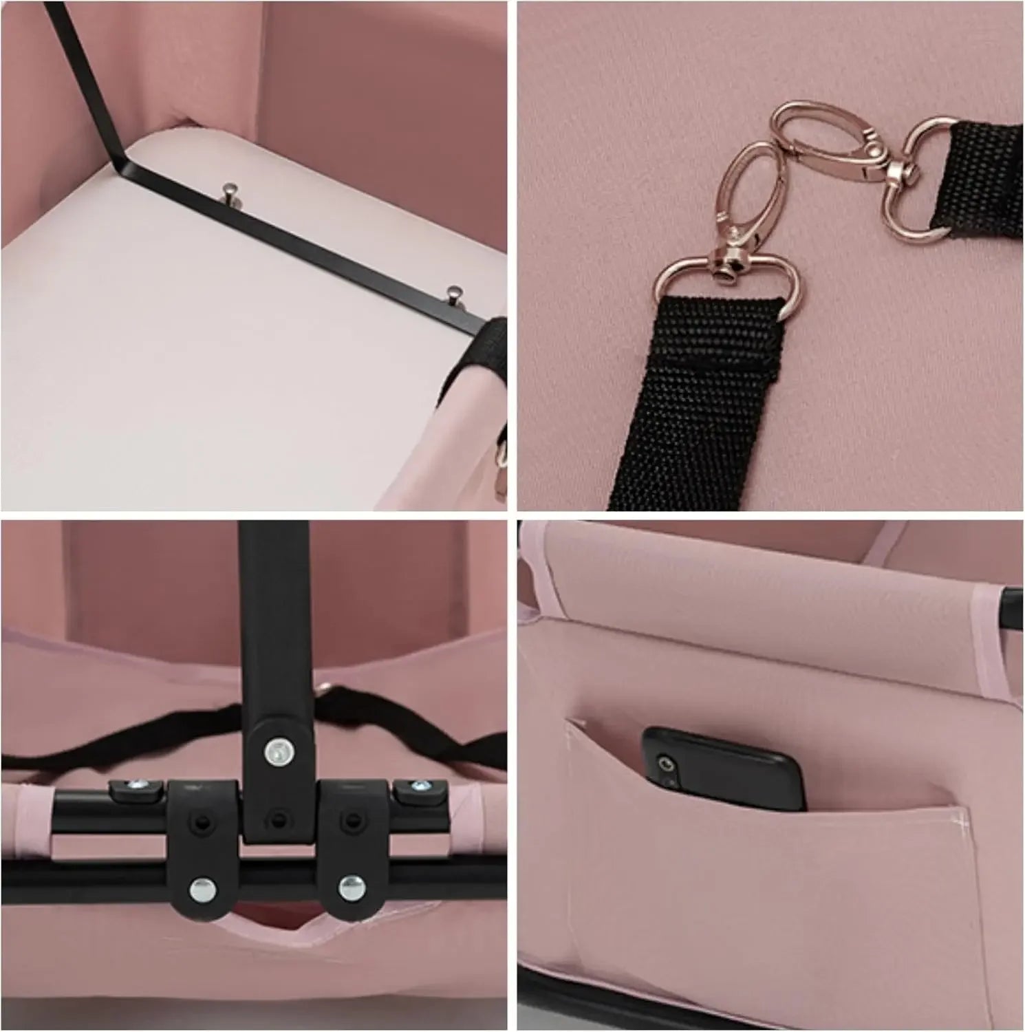 4-Wheels Folding Travel Pet Cart