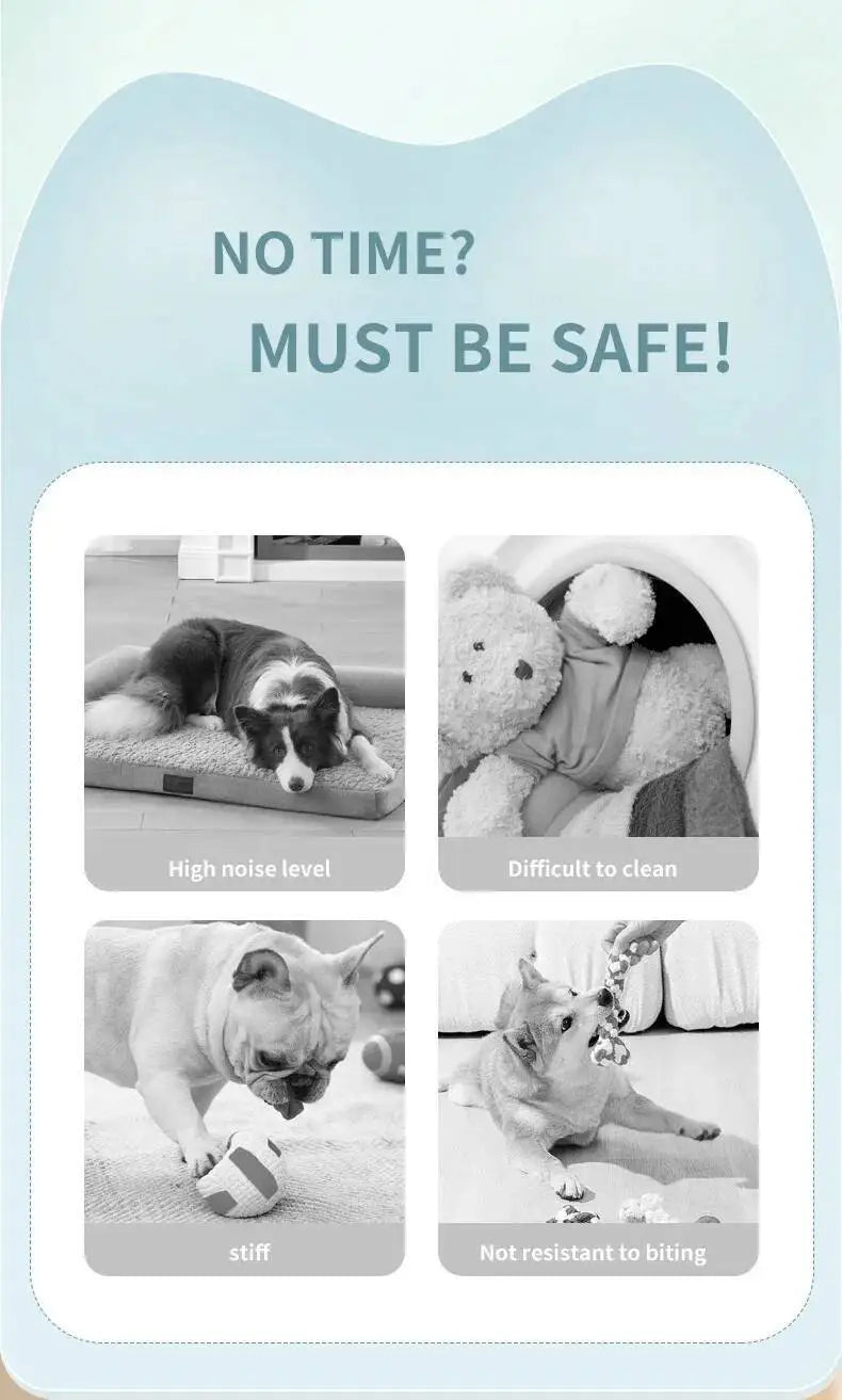 Smart Dog Toy Ball USB Rechargeable Auto Moving for Dogs & Cats