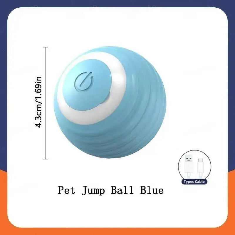 Smart Dog Toy Ball USB Rechargeable Auto Moving for Dogs & Cats
