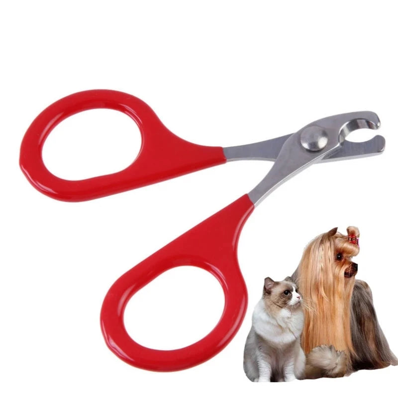 Professional Pet Nail Clippers — Stainless Steel Claw Trimmer for Dogs & Cats