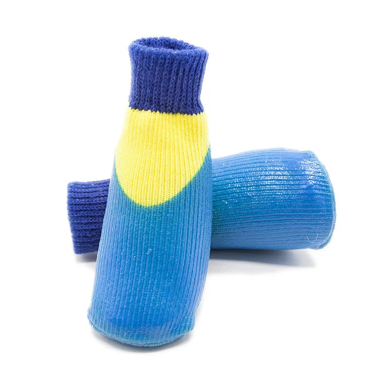 Waterproof Anti-Slip Dog Socks — 10 Pairs Rubber Foot Covers for Large Dogs