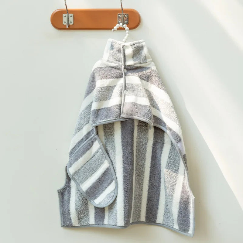 Pet bathrobe coral fleece absorbent bath towel cat dog bath dry towel medium large dog cat cleaning towel