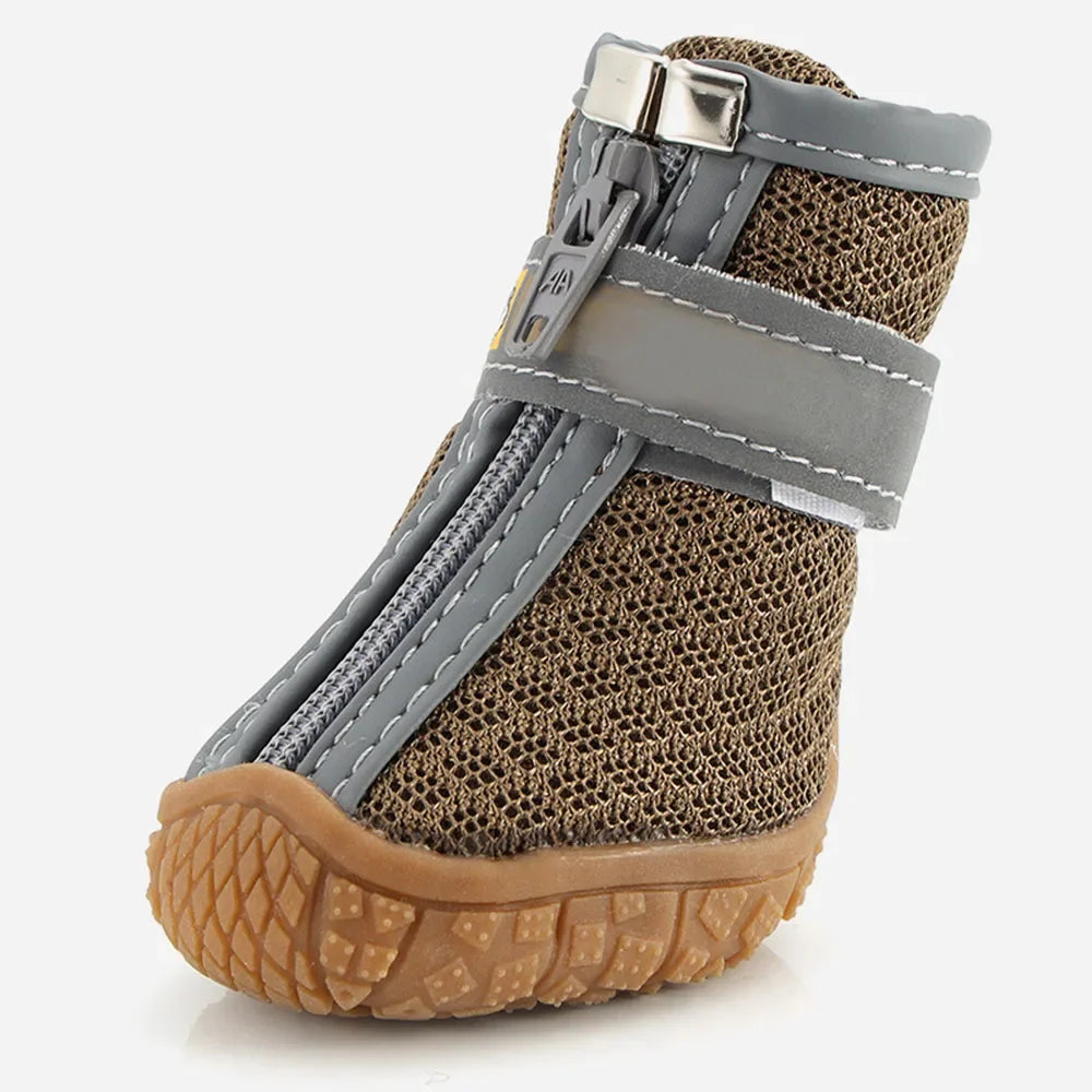 Mesh Pet Dog Shoes Durable Breathable Soft Sole Reflection Dogs Boots for Small Dogs Walking Climbing Dogs Sneakers Cats Shoes