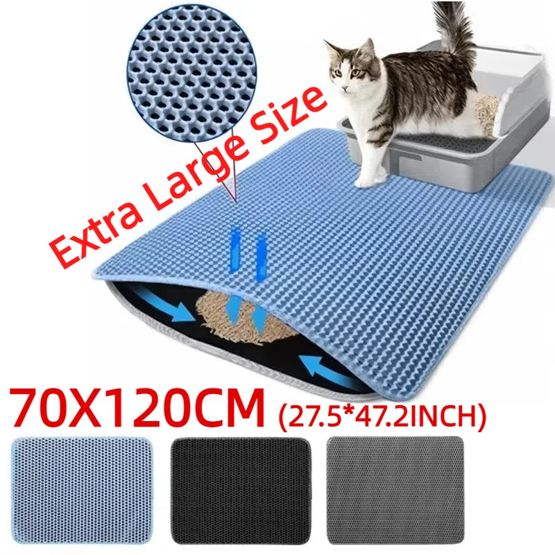 Waterproof Double Layer Cat Litter Trapping Mat