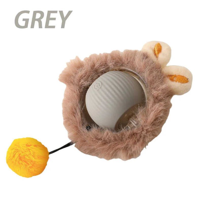 Smart Electric Rolling Cat Toy Ball — USB Rechargeable Auto-Moving Teaser