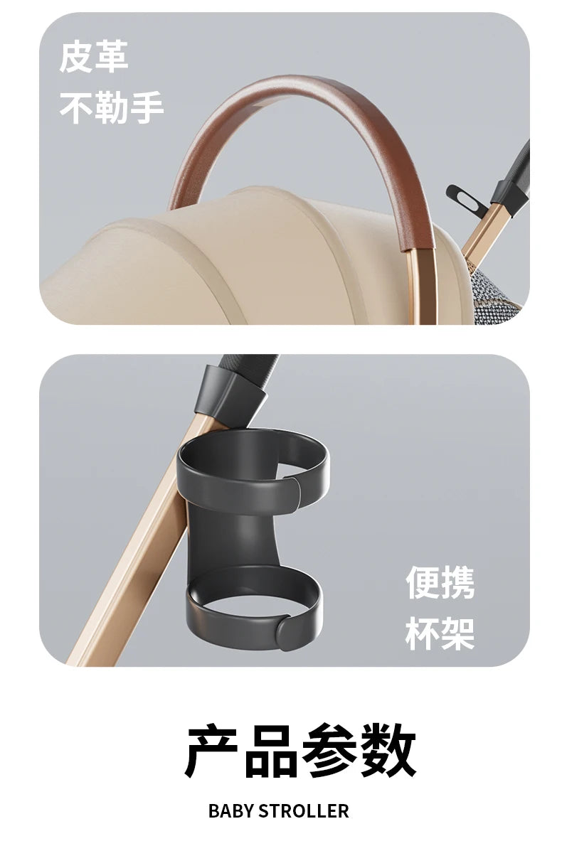 3-in-1 Portable Pet Stroller with Detachable Bag