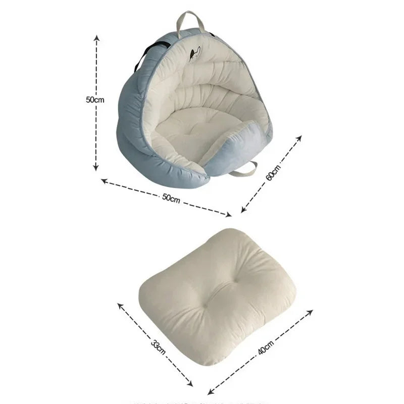 Blue Starry Sky Dog Car Seat & Travel Bed
