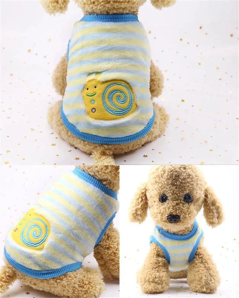 Cartoon Fleece Pet Sweater