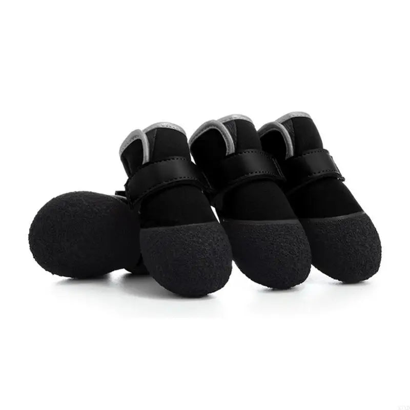 X7XD 4pack Protective Dog Shoes Versatiles Pet Sneakers Breathable Dog Footwear