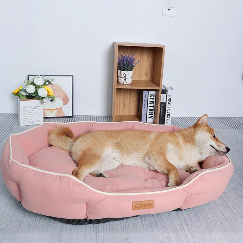 Large Pet Sofa Bed — Warm & Cozy Dog & Cat Sleeping Cushion