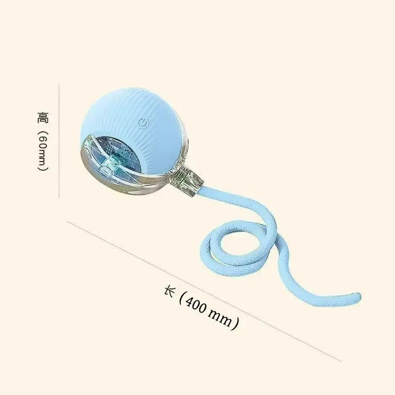 Smart Electric Rolling Cat Toy Ball — USB Rechargeable Auto-Moving Teaser