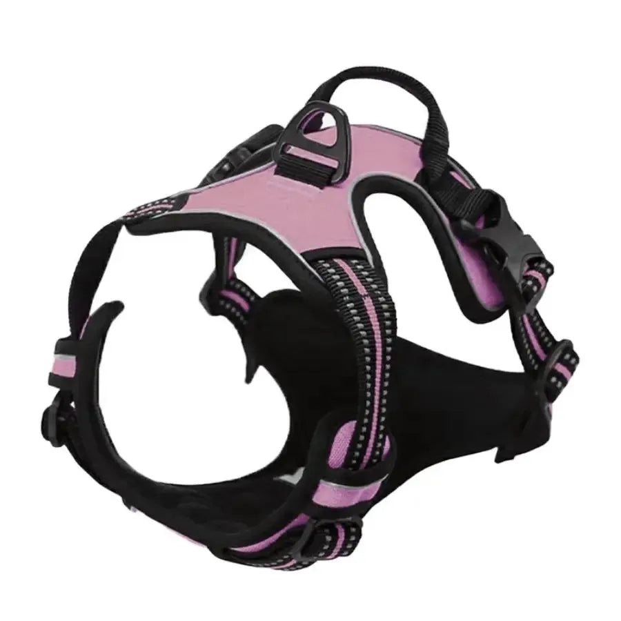 Dog Harness & Leash Set — Leather Vest for Small & Medium Dogs