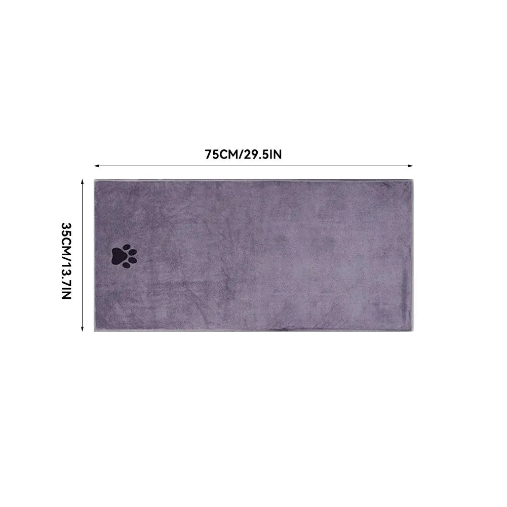 Super Soft Microfiber Pet Bath Towels — 3 Size Options