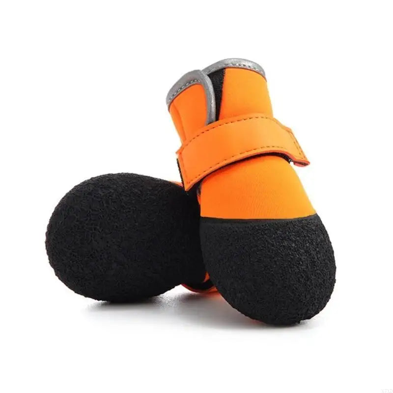 X7XD 4pack Protective Dog Shoes Versatiles Pet Sneakers Breathable Dog Footwear