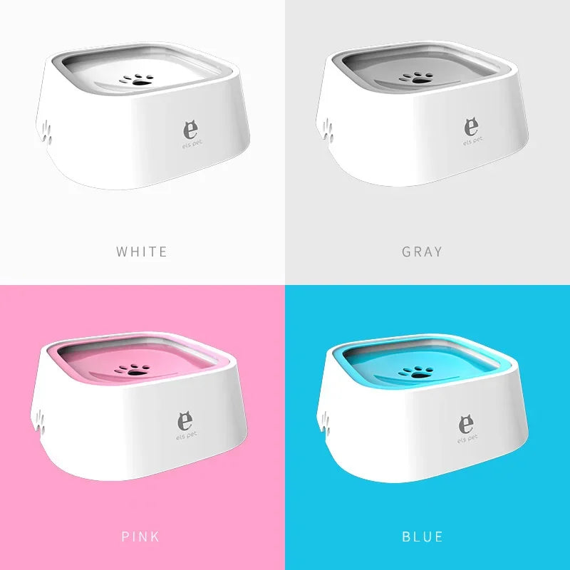 Anti-Spill Floating Pet Water Bowl for Dogs & Cats