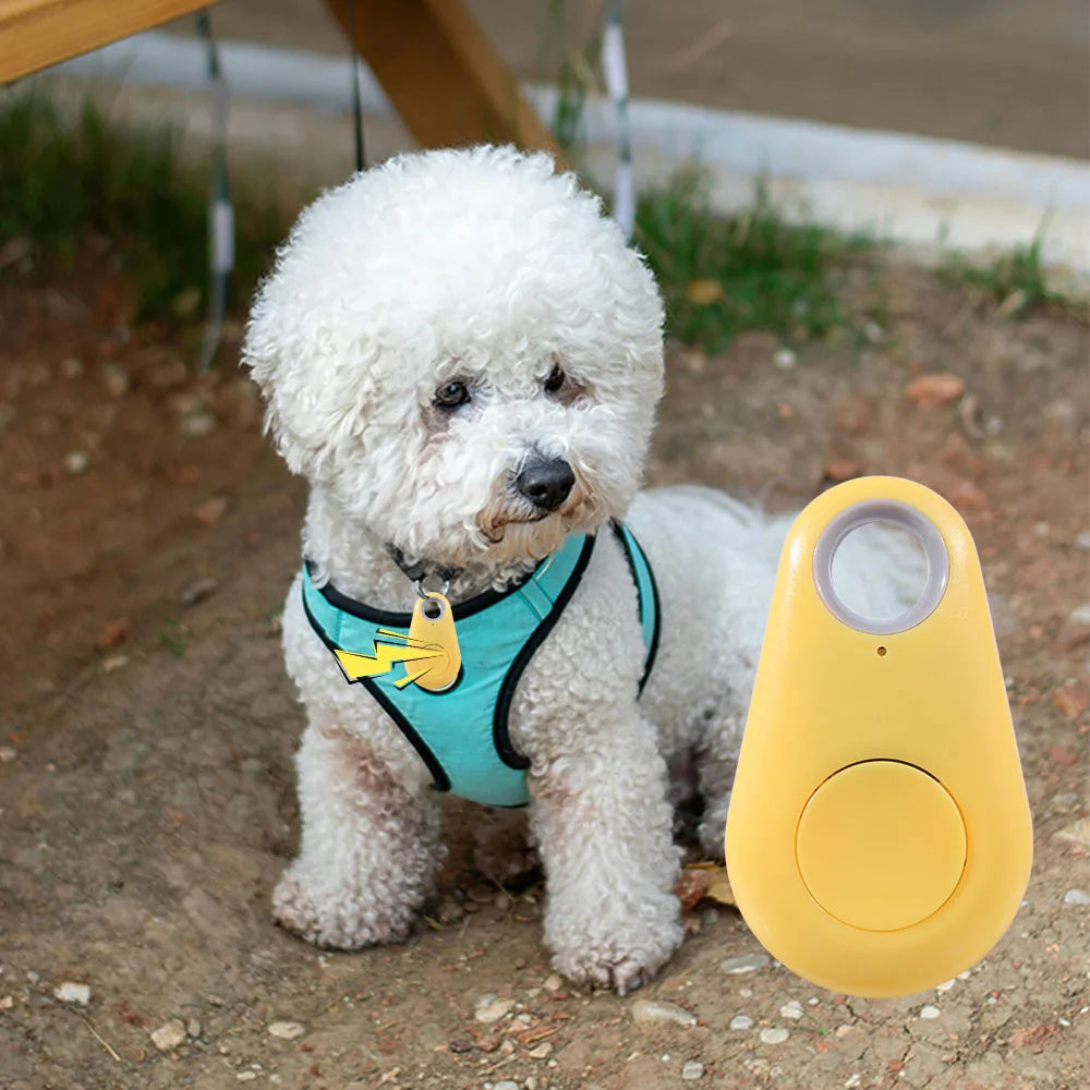 Portable Pet Bluetooth GPS Tracker Anti-lost Plastic Smart Tracker Bluetooth 5.0 Wireless Tracker Alarm GPS Locator