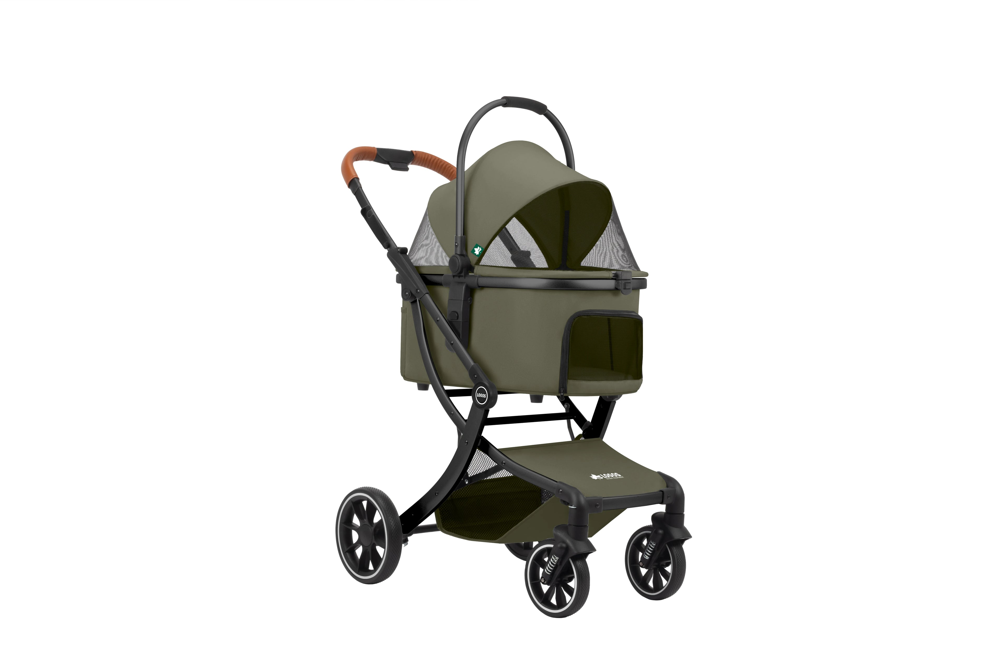 Foldable Pet Stroller with Shock