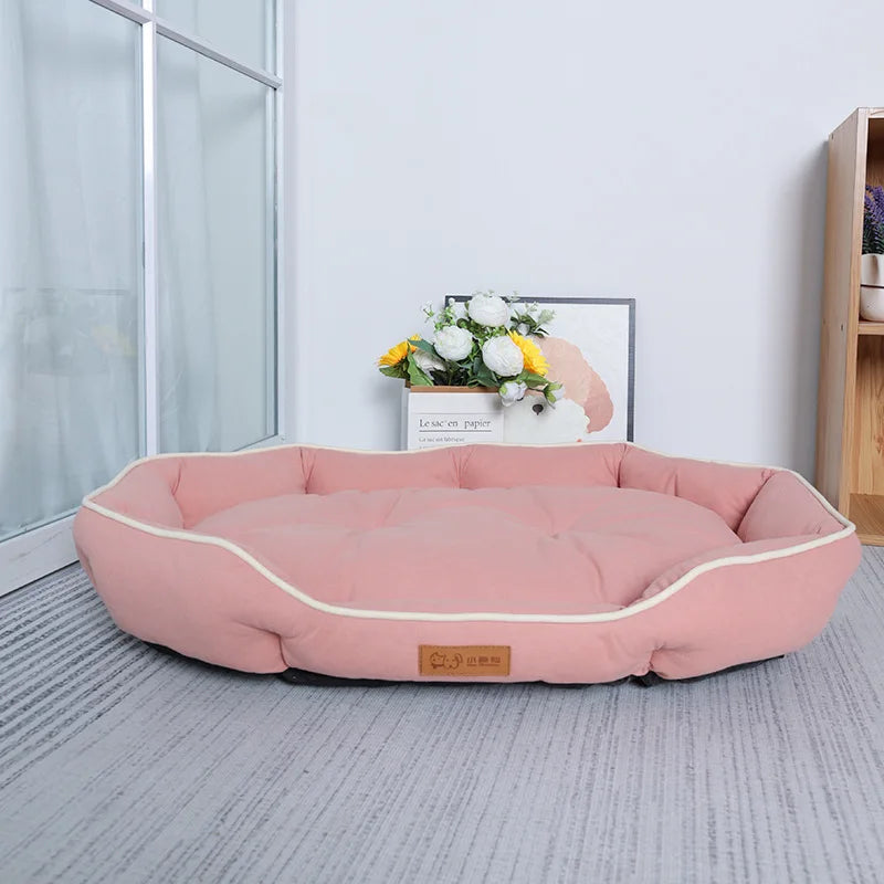 Large Pet Sofa Bed — Warm & Cozy Dog & Cat Sleeping Cushion