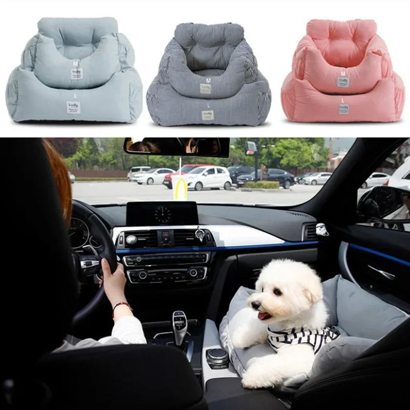 Blue Starry Sky Dog Car Seat & Travel Bed