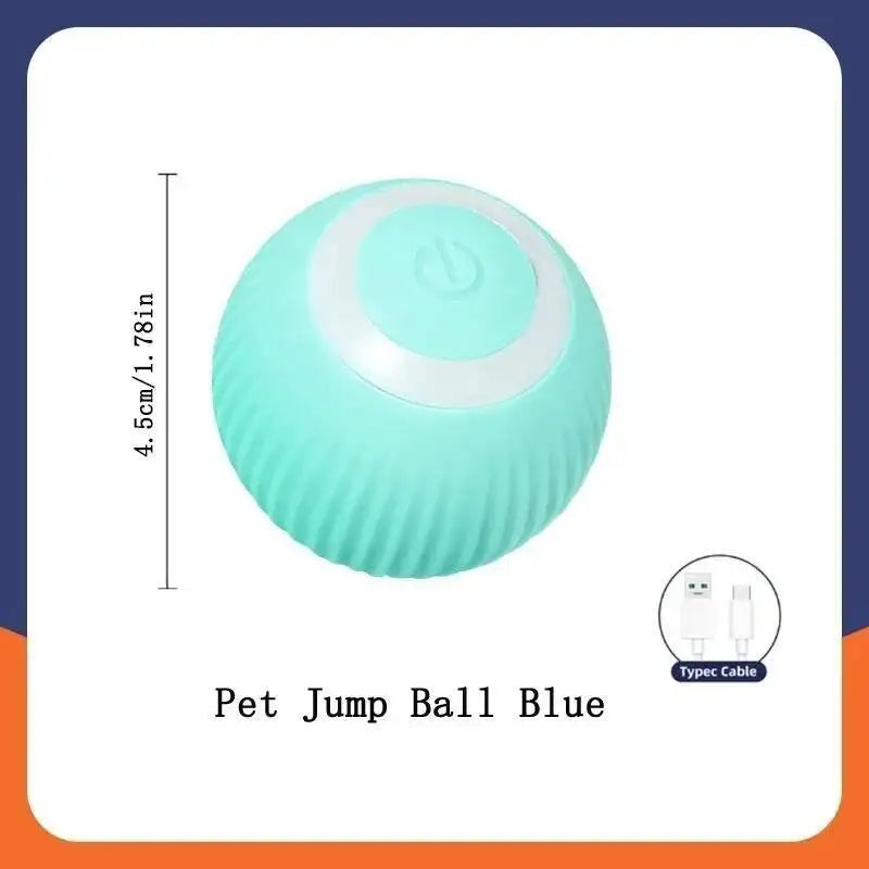 Smart Dog Toy Ball USB Rechargeable Auto Moving for Dogs & Cats