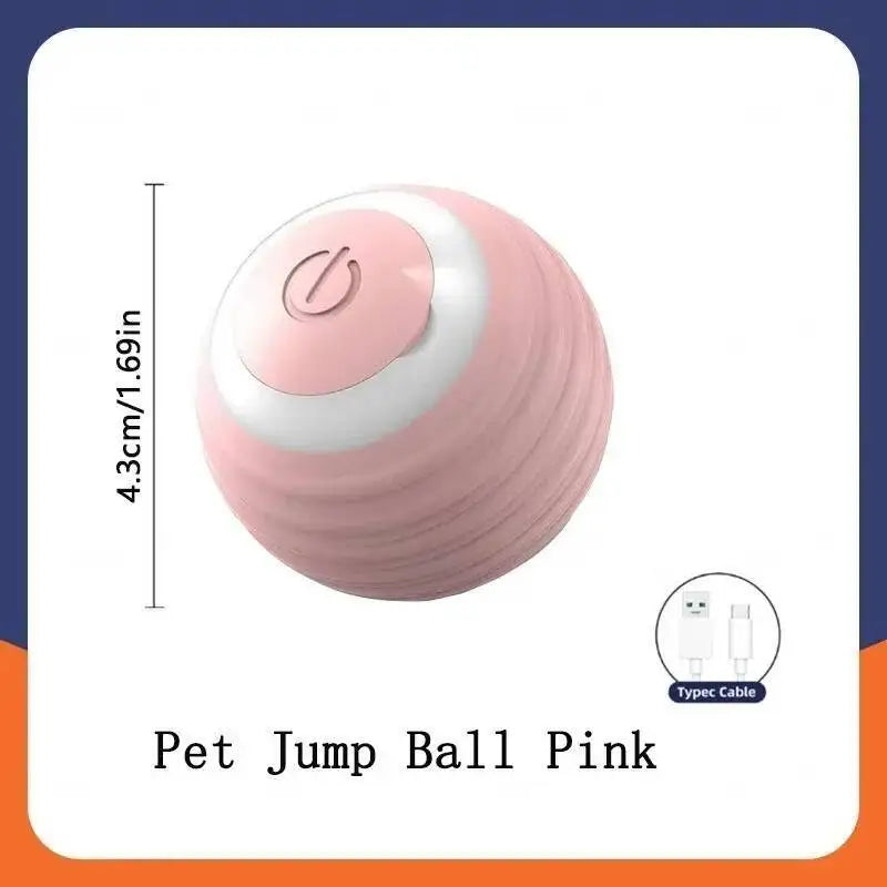 Smart Dog Toy Ball USB Rechargeable Auto Moving for Dogs & Cats