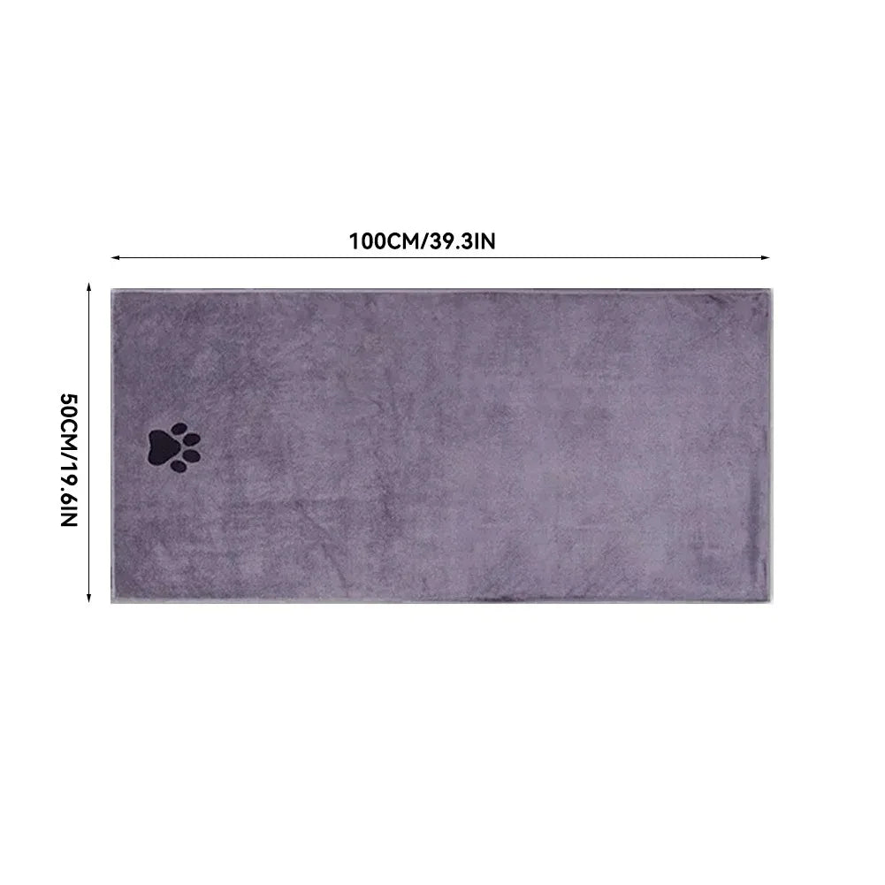 Super Soft Microfiber Pet Bath Towels — 3 Size Options