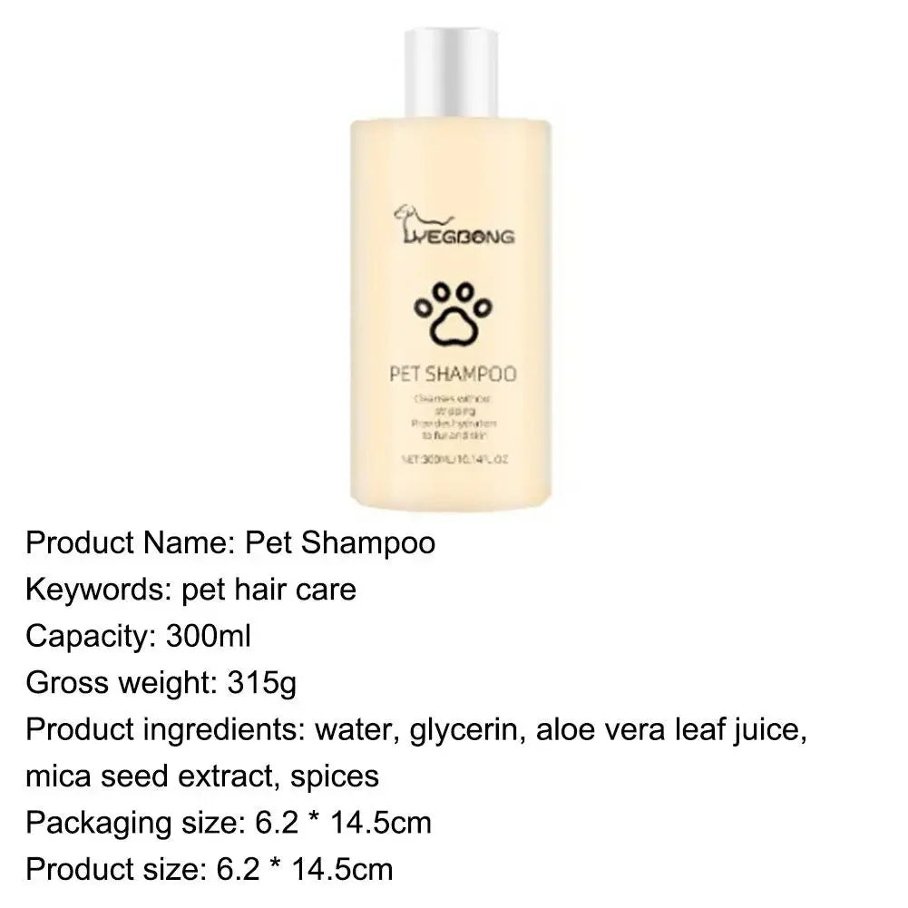 Pet Shampoo Softening & Odor-Removing Shower Gel for Cats & Dogs