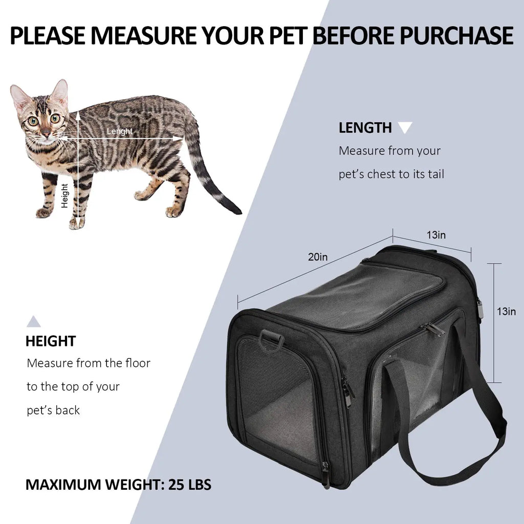 Airline Approved Soft Side Pet Carrier