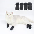 Cat Socks Anti-Scratch Protective Cats Shoes Soft Breathable Home Pet Booties With Secure Velcro Fit Noise Free Pet Supplies