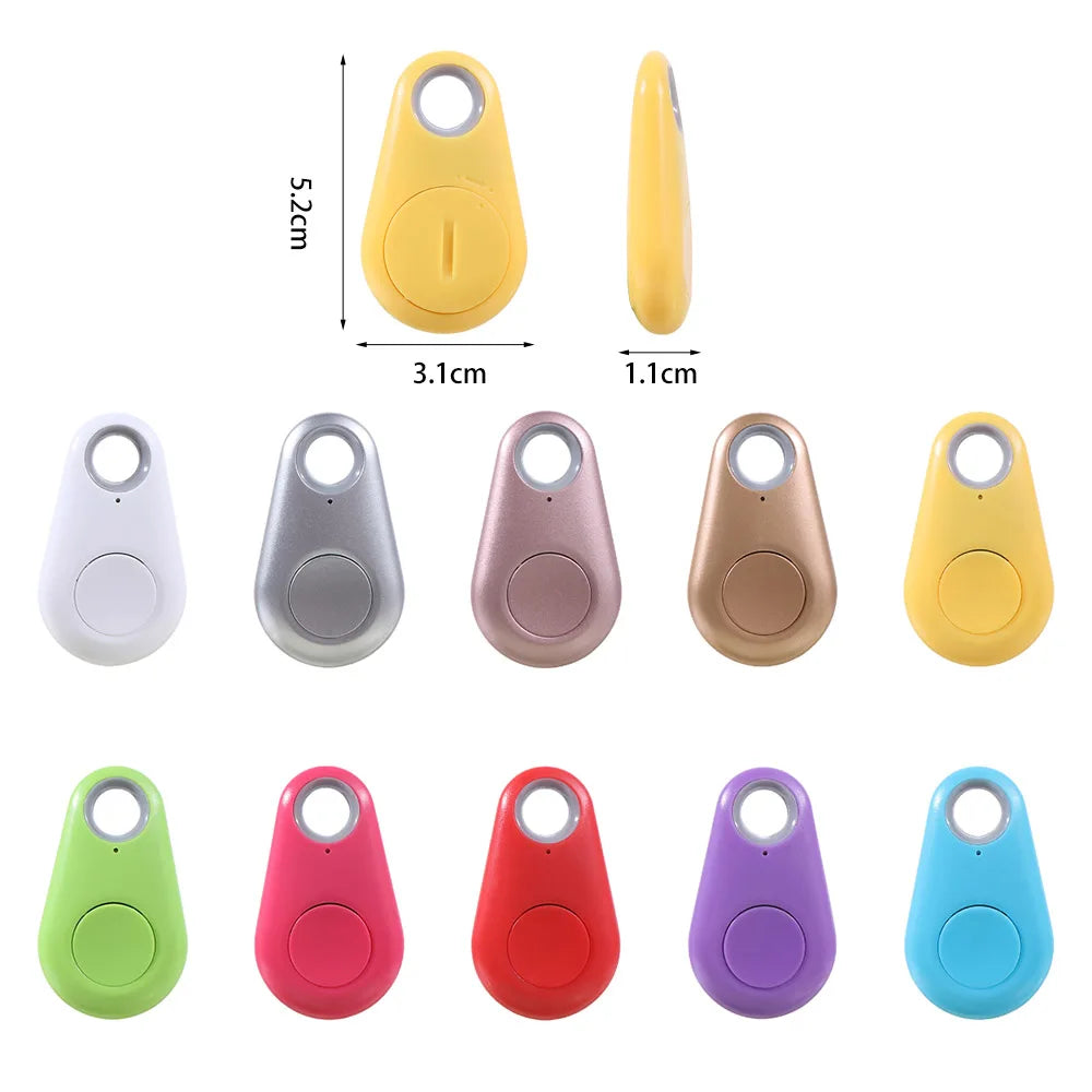 Portable Pet Bluetooth GPS Tracker Anti-lost Plastic Smart Tracker Bluetooth 5.0 Wireless Tracker Alarm GPS Locator