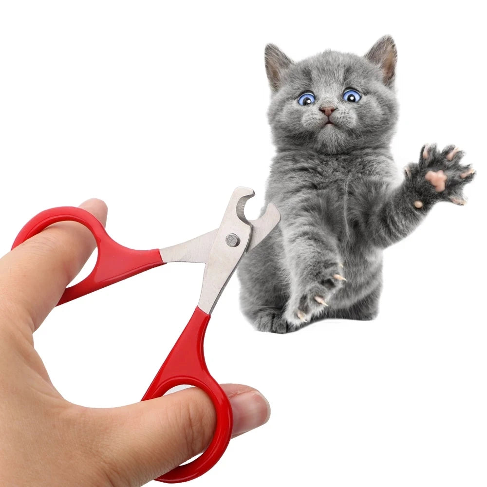 Professional Pet Nail Clippers — Stainless Steel Claw Trimmer for Dogs & Cats