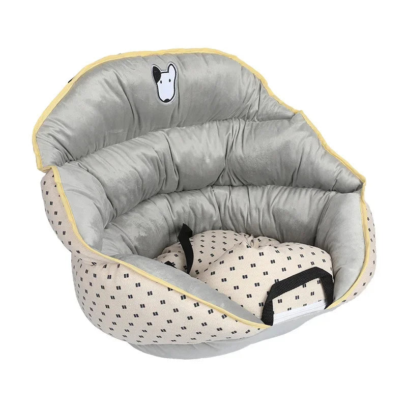Blue Starry Sky Dog Car Seat & Travel Bed