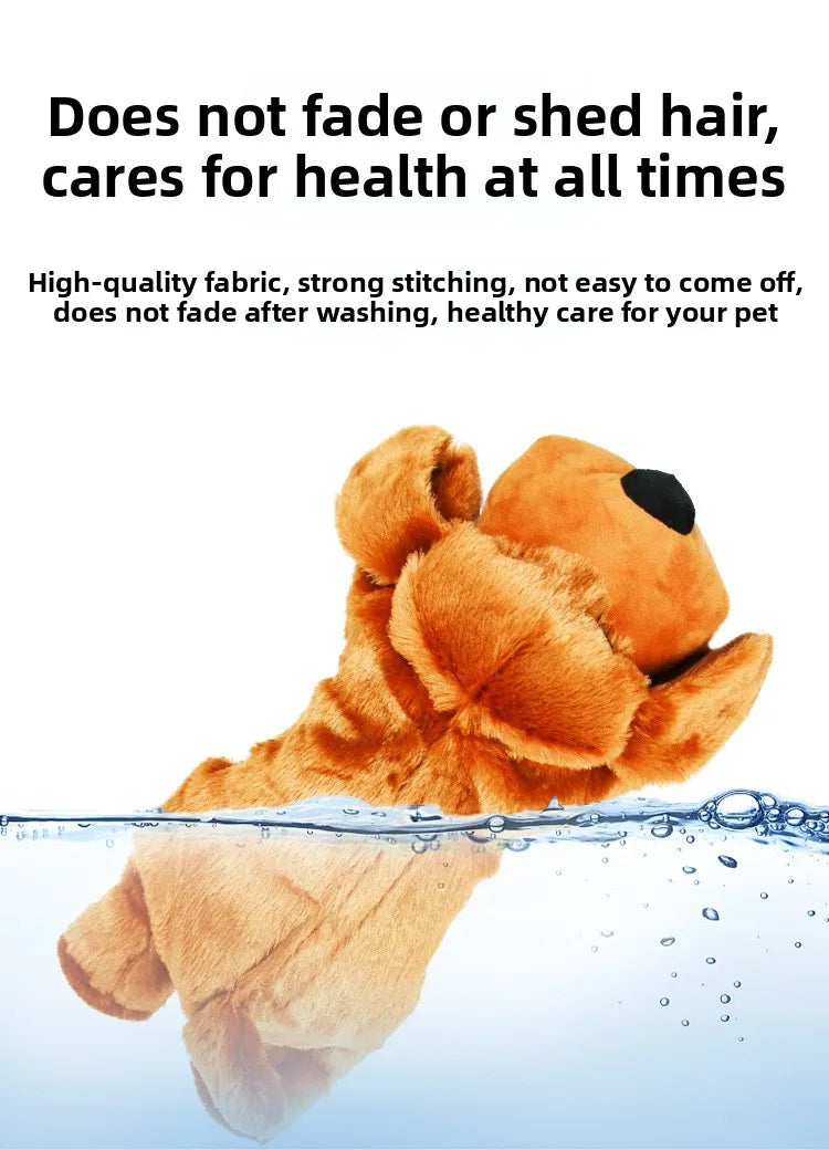 Pet Soothing Heartbeat Plush Toy Anxiety Relief Companion for Dogs