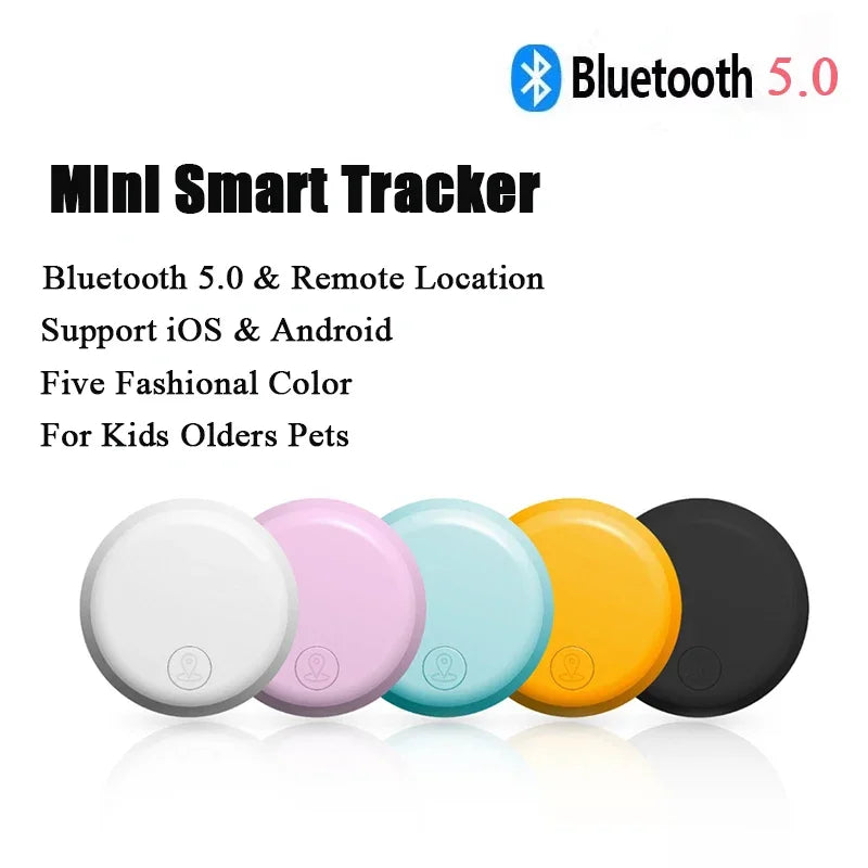 Mini Smart Anti-Lost Tracker Reminder For Pets Kids Bag Wallet 5G Bluetooth GPS Device Air Tag Finder Tracking Locator