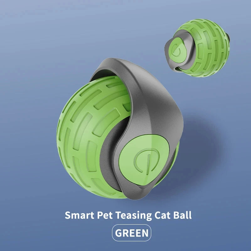Smart Electric Rolling Cat Toy Ball — USB Rechargeable Auto-Moving Teaser