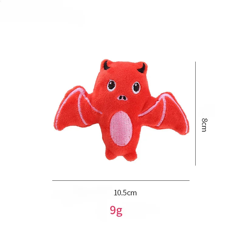 Halloween Catnip Cat Toys — Bat & Spider Shaped Teaser for Cats
