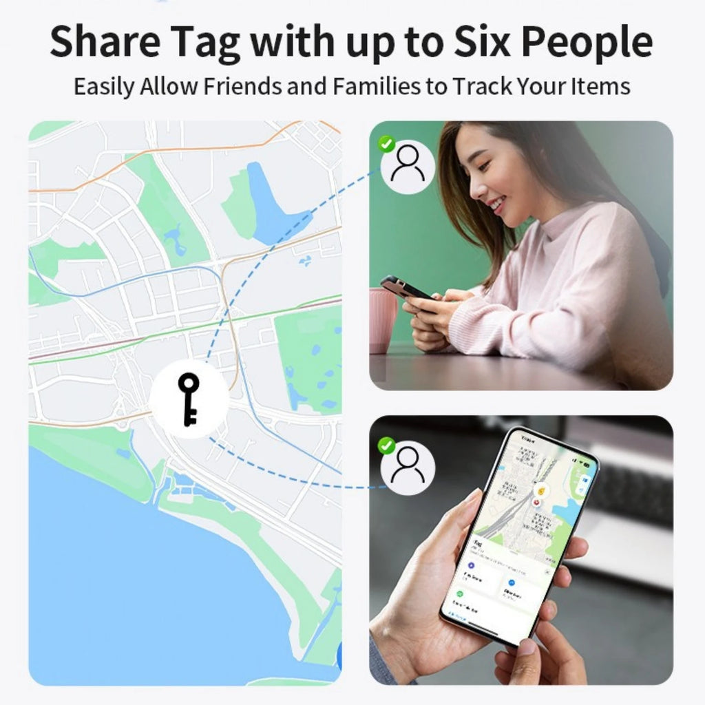 Pet Tracker No Monthly Fee No SIM Work with Apple iOS Find My Anti-Lost Finder Tag for Dogs Cats with Airtag Case GPS Tracker