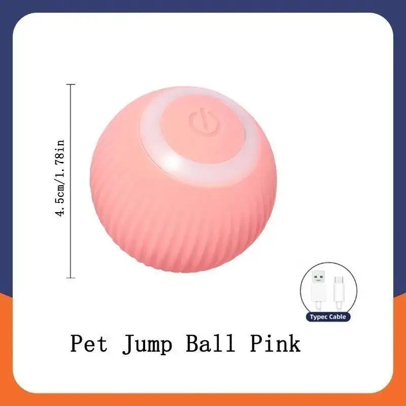 Smart Dog Toy Ball USB Rechargeable Auto Moving for Dogs & Cats