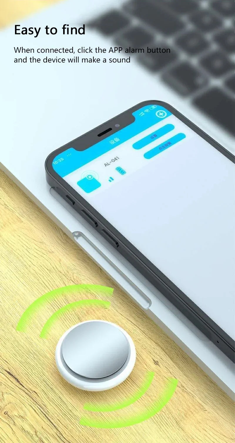 Mini Smart Anti-Lost Tracker Reminder For Pets Kids Bag Wallet 5G Bluetooth GPS Device Air Tag Finder Tracking Locator