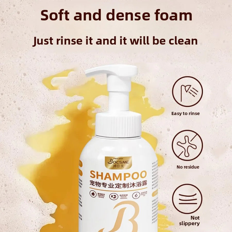 PetClear Pet Shampoo 500ml Plant Formula Flea Insect Repellent Deodorizing Detangling Natural Long-Lasting Fragrance