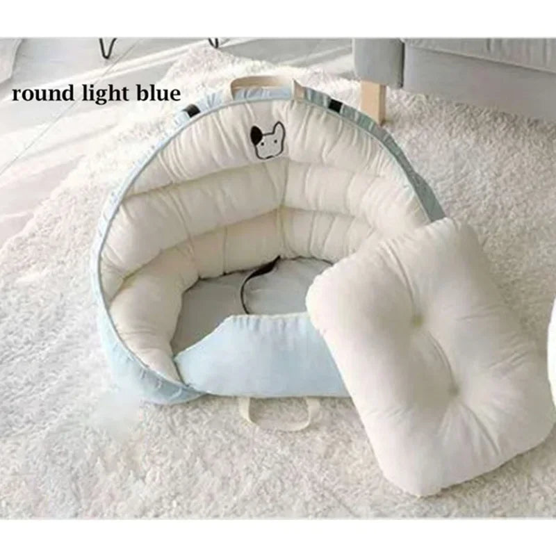 Blue Starry Sky Dog Car Seat & Travel Bed