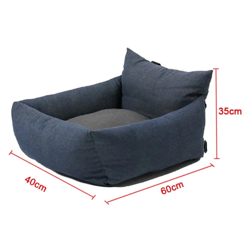 Blue Starry Sky Dog Car Seat & Travel Bed