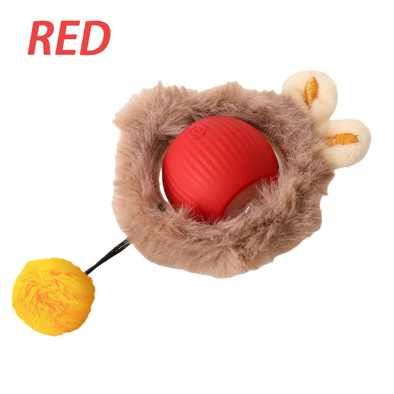 Smart Electric Rolling Cat Toy Ball — USB Rechargeable Auto-Moving Teaser