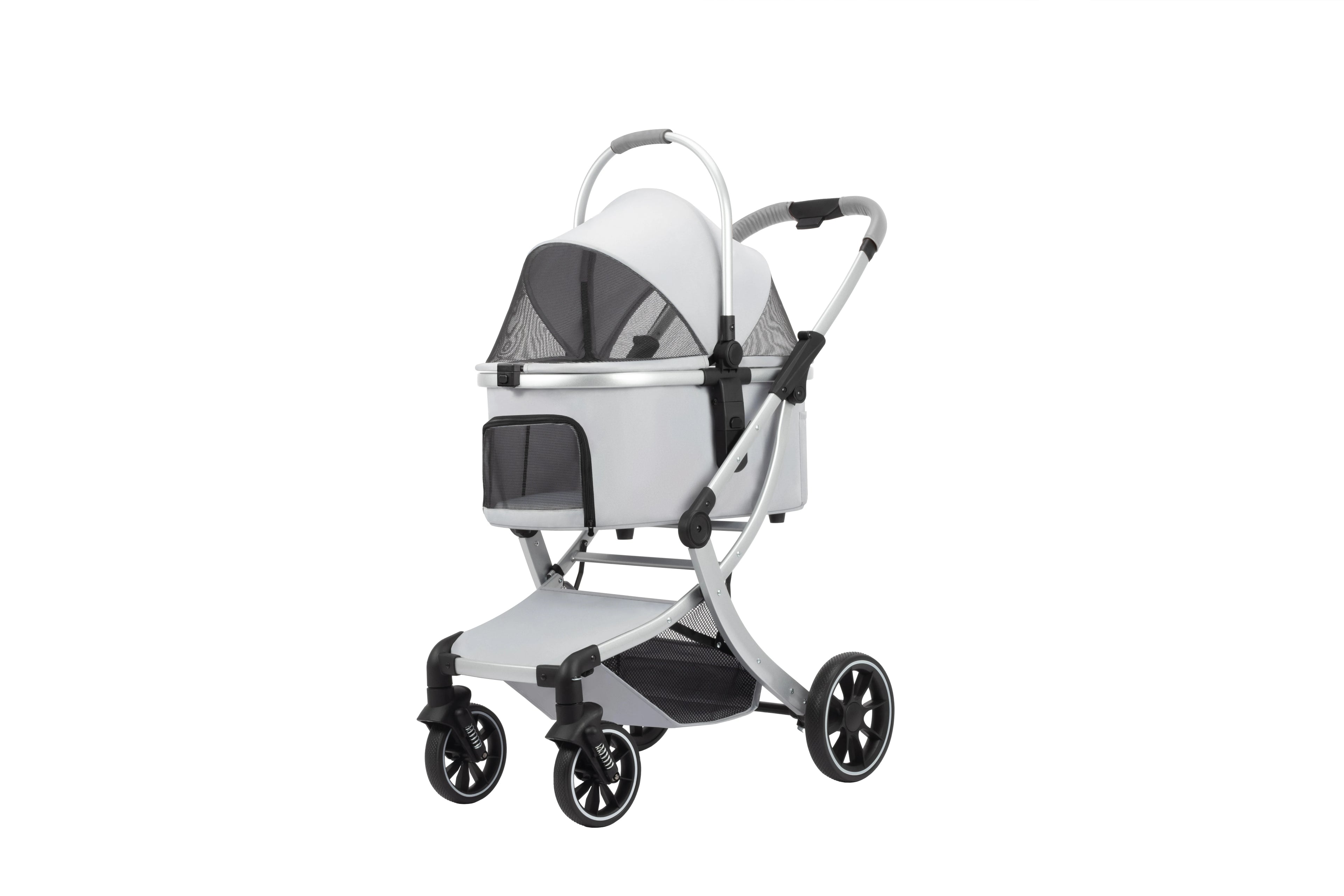 Foldable Pet Stroller with Shock