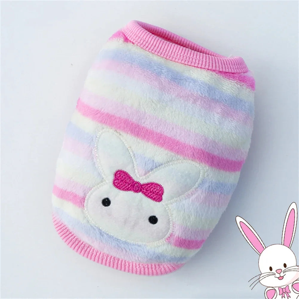 Cartoon Fleece Pet Sweater