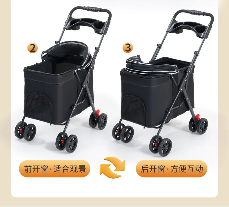 Lightweight Foldable Pet Stroller