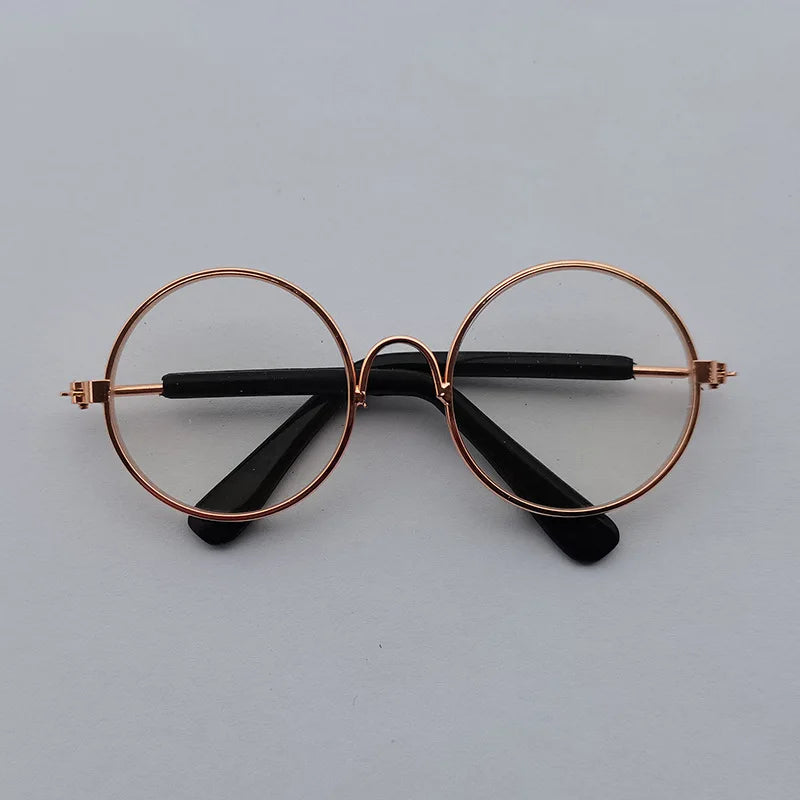 Vintage Round Cat & Dog Sunglasses — Cute Pet Photo Prop Accessories