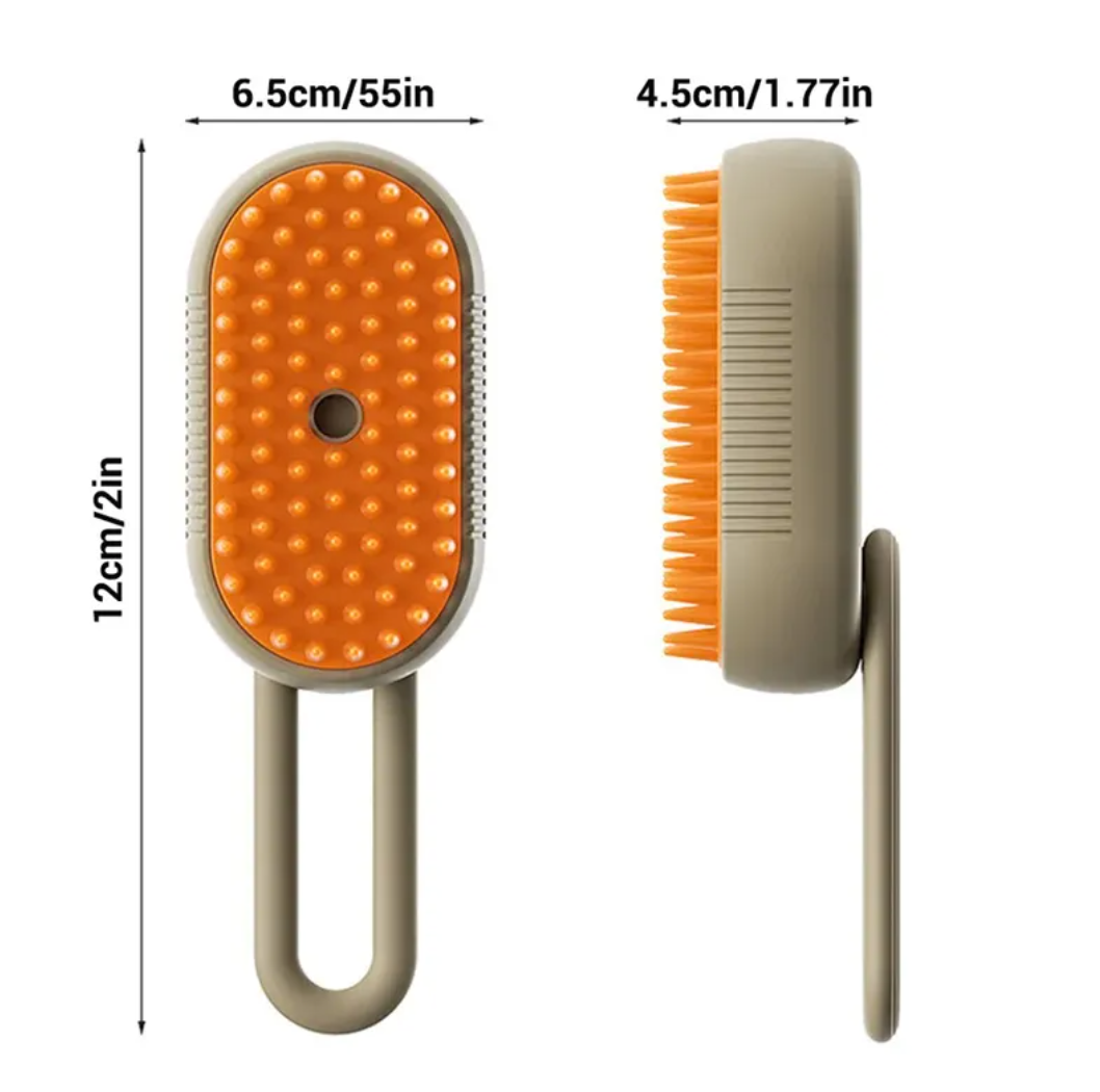 3-in-1 Pet Steam Grooming Brush